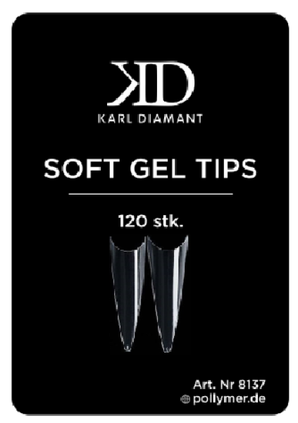 Soft Gel Tips 120 Stk. Karl  Diamant